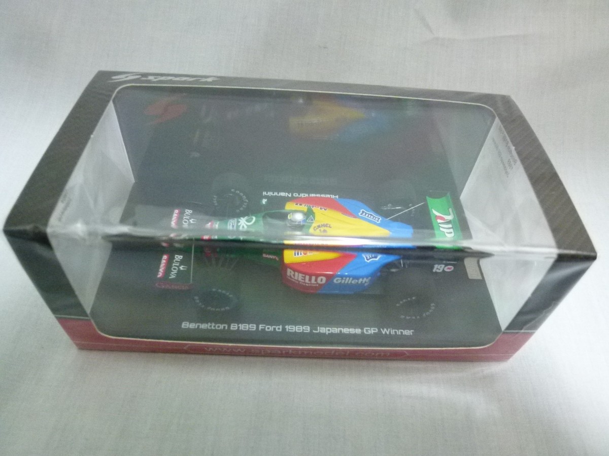Spark 1:43 F1 Benetton B189 #19 A.Nannini Winner Japanese GP 1989