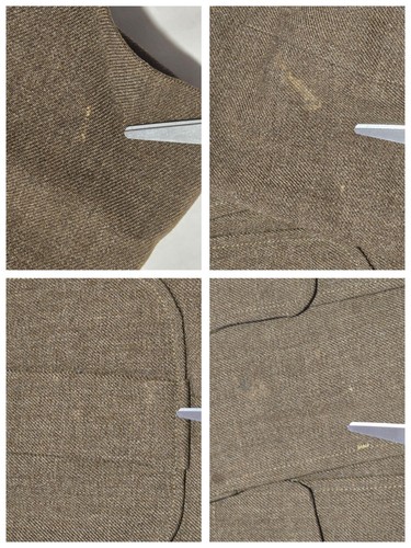 Vintage Army Jacket Mens 36 L Virgin Wool Button Up Short USA ODM 1950 Officer - Picture 20 of 21