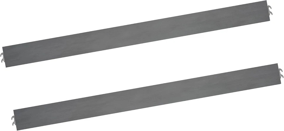 Berço elegante cinza tempestade para trilho de cama tamanho completo - Suporta crianças em crescimento e segurança - Imagem 3 de 3