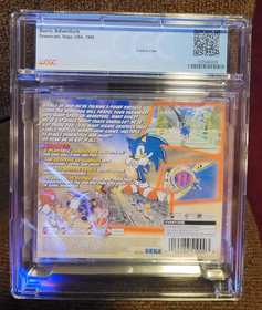 NEW Sealed GRADED CGC 8.5 A+ Sonic Adventure  (Sega All Stars)(DreamCast, 1998)