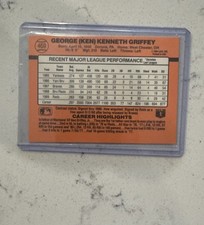 Double Error 1990 Donruss Ken Griffey Sr #469  Incorrect HEIGHT & WEIGHT,No Dot