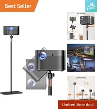 Versatile 1/4" Screw Projector Stand Heavy-Duty, 360 Rotation - Max 11 lbs