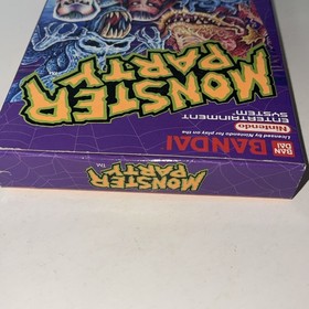 Nintendo NES Bandai MONSTER PARTY 1989 CIB tested Works