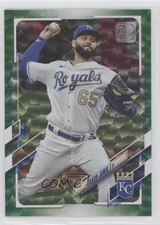 2021 Topps Green 398/499 Jake Junis Jakob Junis #19 0ga9