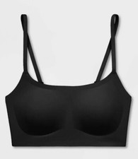 True Co Sz S Bra Wire Free Scoop Neck Adjustable Straps Color Black Nwt 16838