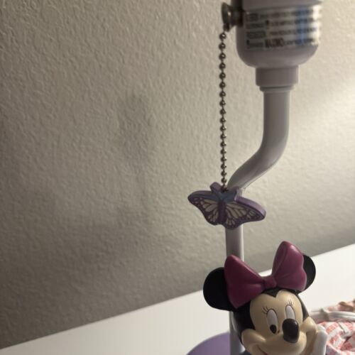 Minnie Mouse 13” Lamp With Purple Base. Lampshade And Bulb Not Included - Picture 3 of 6