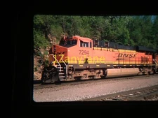 11907 VINTAGE Train Engine Photo 35mm Slide BNSF 7294 ES44DC NORTHTOWN MN PPPPP