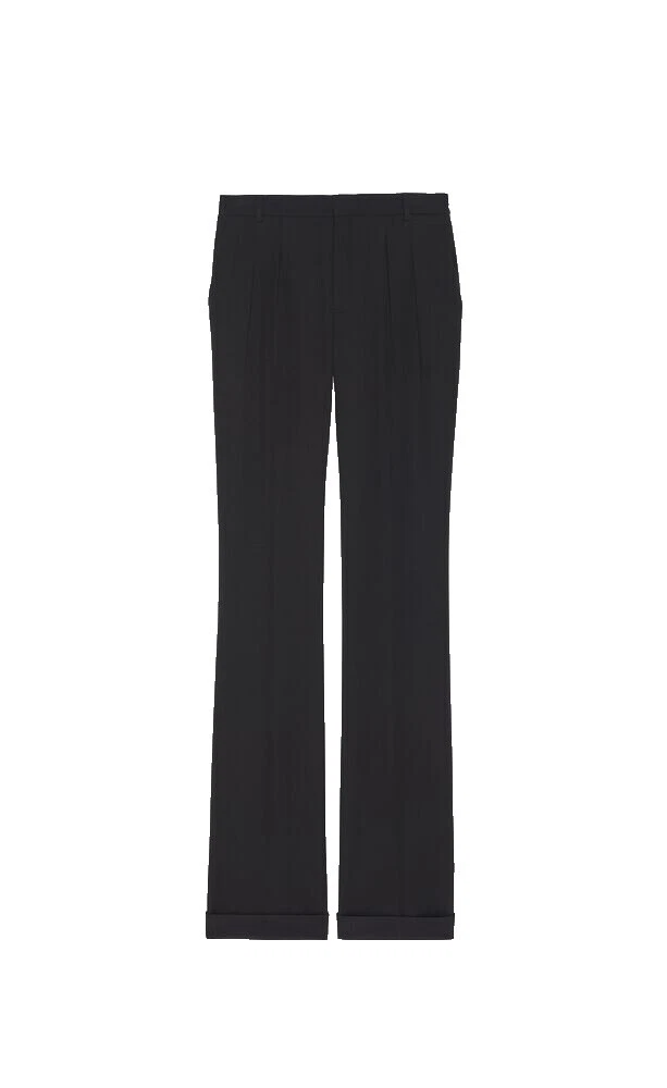 Pantalones Negros Para Mujer Saint Laurent