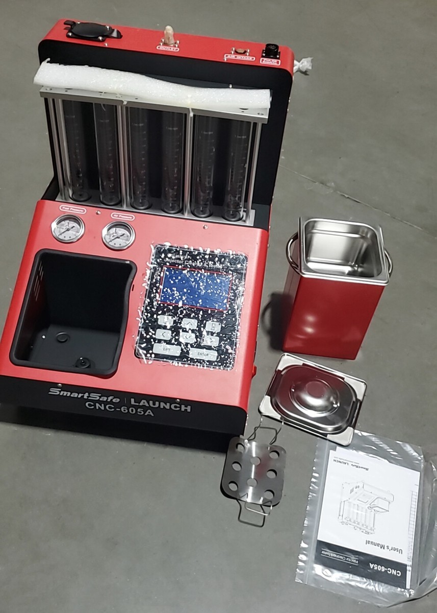 LAUNCH CNC605A Fuel Injector Cleaner Tester Kit Ultrasonic