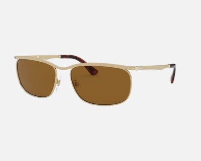 PERSOL MENS KEY WEST SUNGLASSES GOLD FRAMES