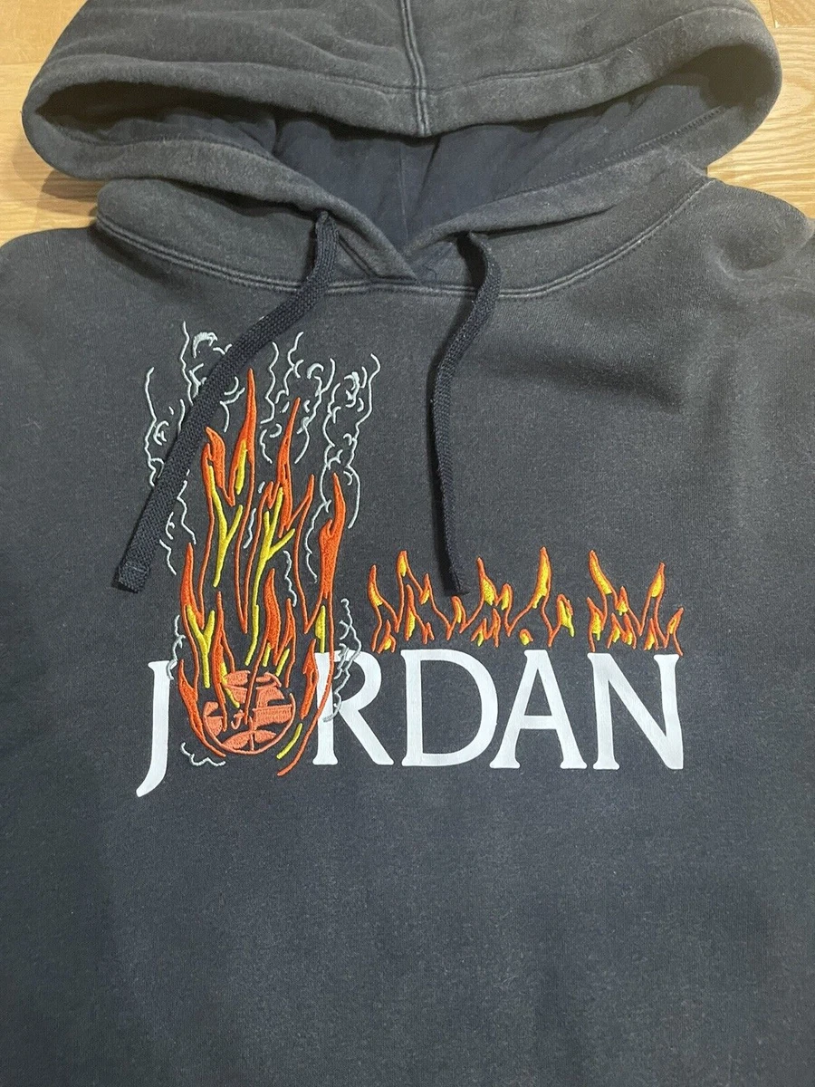 Jordan x Cactus Jack Travis Scott MJ Fleece Hoodie black Size Medium