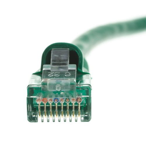 100 PACK 6 In Cat5e Green Network Ethernet Patch Cable Computer 1 Gbps 350MHz - Picture 5 of 5