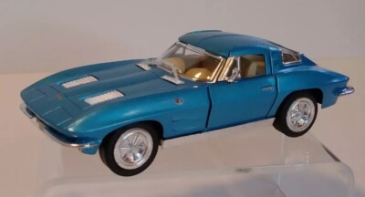 Kinsmart 1963 CHEVY CORVETTE STING RAY BLUE 1:36 Scale #5358D Kintoy Mfg NEW