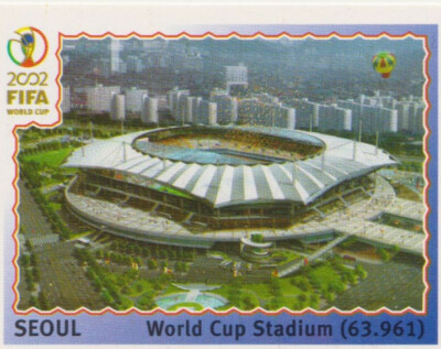 Panini Sticker Fußball WM 2002 Nr. 5 Seoul World Cup Stadium Bild NEUWARE