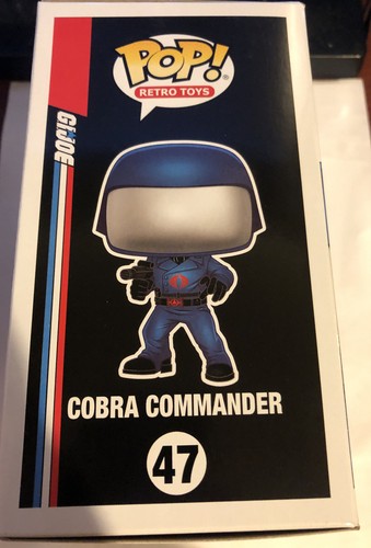 FUNKO POP G.I. JOE COBRA COMMANDER 47 GAMESTOP EXCLUSIVE - IN HAND! NEU IM KARTON - Bild 2 von 5