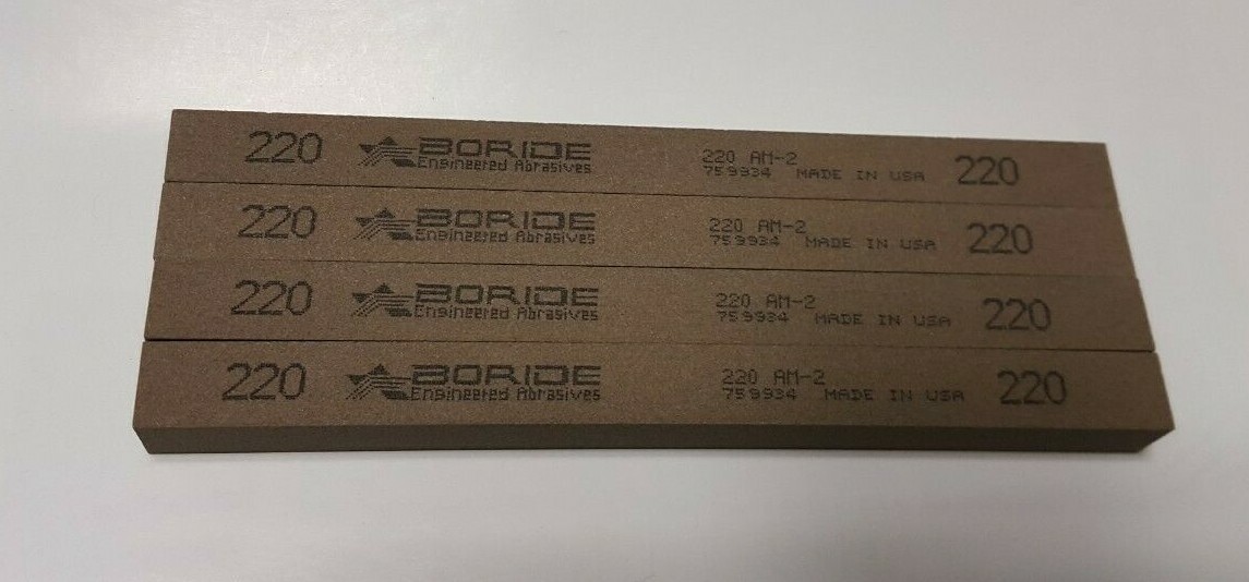 Pierre à polir oxyde d'aluminium 023710 AM2 grain 220 pour polissage industriel