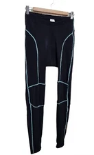 Cycling Deal Men's Size L Padded Backside Bike Pants Tights Zip Compression Ride