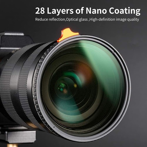 K&F Concept 1/4 Black-Mist&Variable ND2-32 Filters 49/52/55/58/62/67/72/77/82mm - Picture 22 of 80
