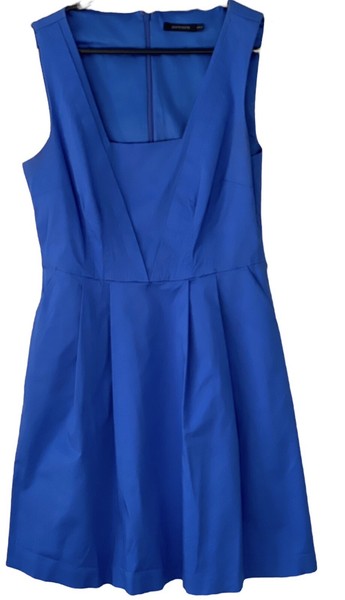 Portmans Fit N Flare Dress Size 10 Office Work Pockets