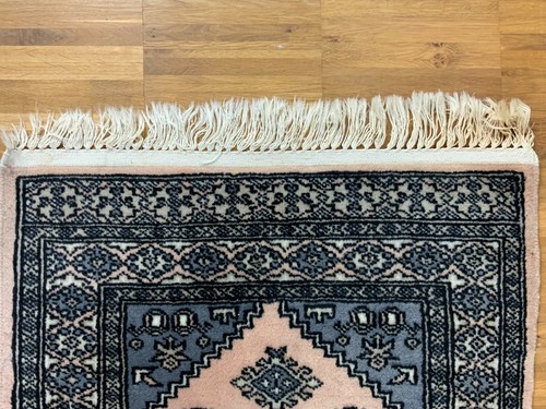 ORIENTTEPPICH PAKISTAN HANDGEKNÜPFT TEPPICH AUS WOLLE BRÜCKE 100x63cm - Bild 2 von 8