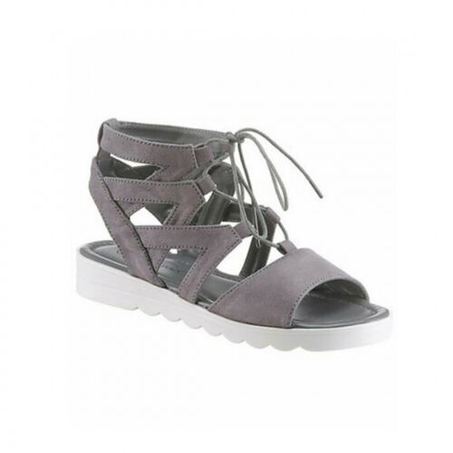 City Walk Damen Römersandale Sandalen Schuh Sandalette Sommerschuhe Schuhe Grau - Bild 1 von 3