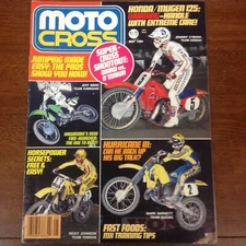 1984 MAY MOTOCROSS HONDA MUGEN CR125 YZ490 ANAHEIM SEATTLE SUPERCROSS ACTION VMX