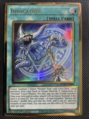 Yu-Gi-Oh! Invocation MGED-EN044 – Premium Gold Rare, 1. Auflage