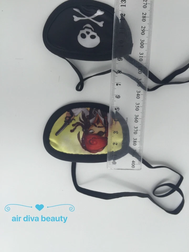 Kid Boy Caribbean PIRATE EYE MASK Eye Cover shade Halloween Costume accessory - Image 2 of 4