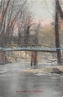 R313222 Rustic Bridge Frenchay Post Card 1908