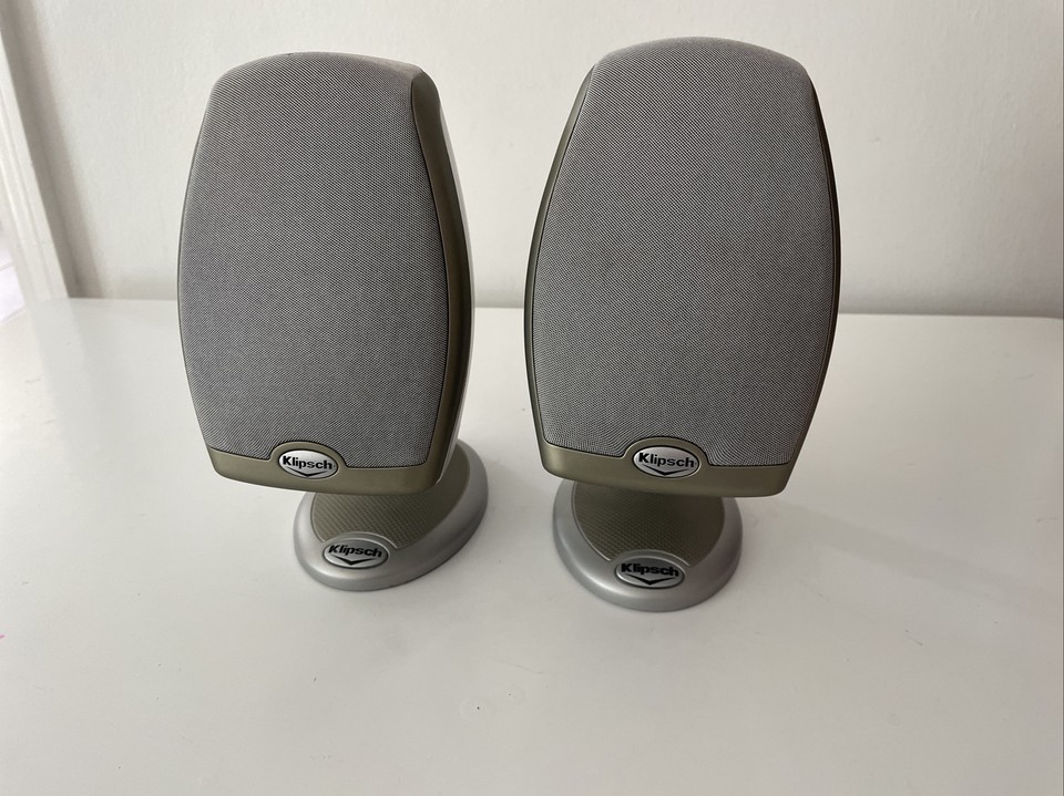 PAIR KLIPSCH iFi RSX4 OR RSX3 SERIES BOOKSHELF SATELLITE SPEAKERS 2 eBay