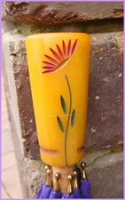 Vintage Aussie SHELTA Purple Umbrella Parasol Catalin Handle Reconditioned c1930