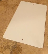 Aluminum 8"X 12" Dye Sublimation parking Sign blanks 10 pieces