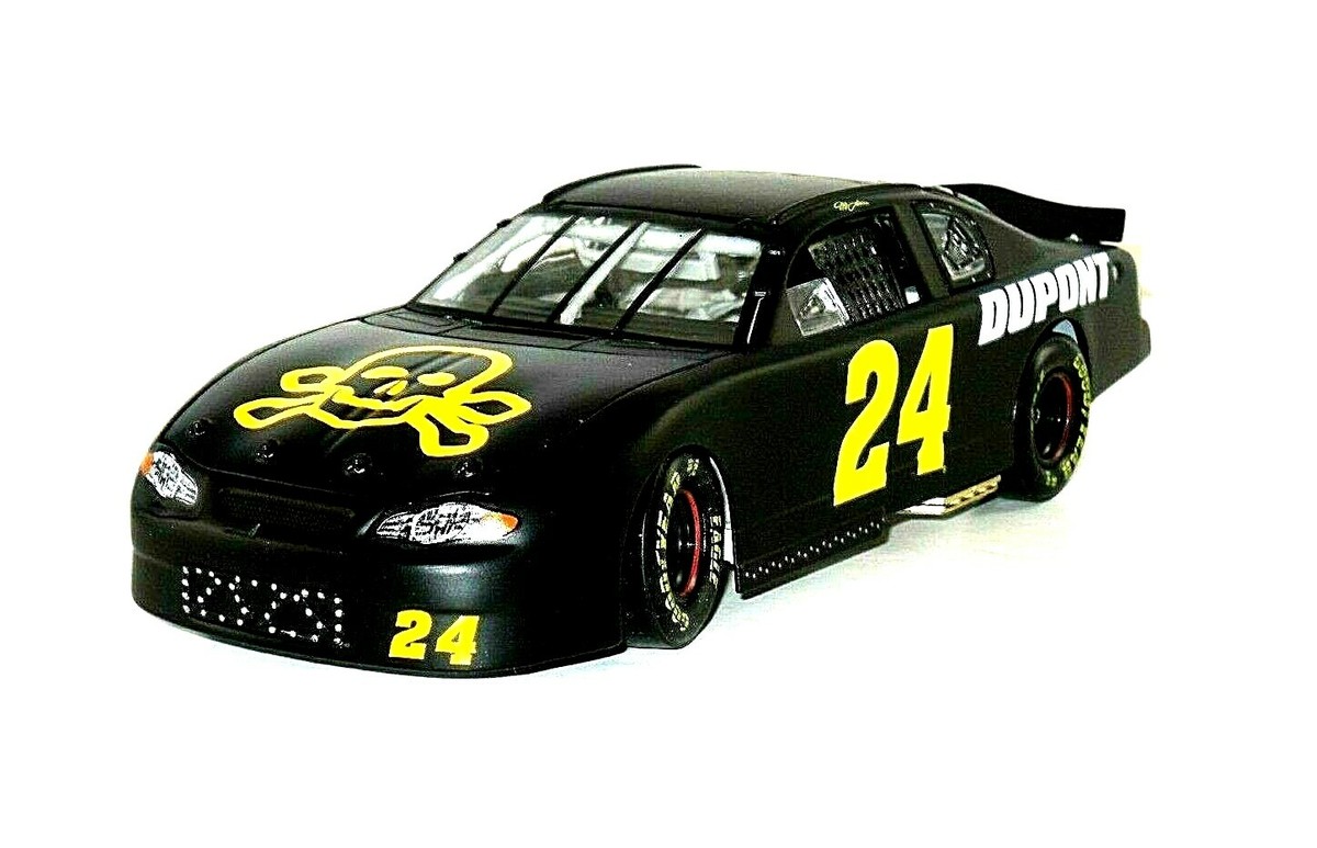 JEFF GORDON RETRO CUSTOM YELLOW SKULL & CROSSBONE #24 CHEVY
