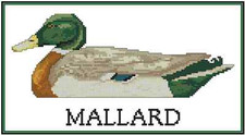 Mallard Duck Counted Cross Stitch CHART No.18-105
