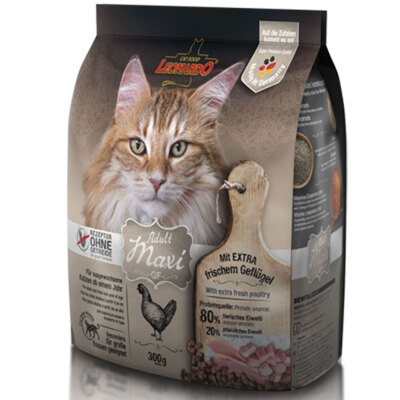 Leonardo Adult GF Maxi Katzenfutter trocken | Getreidefreie Rezeptur | 300 g