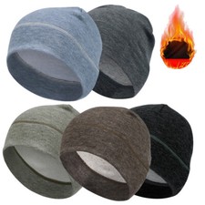 Mens Womens Winter Thermal Beanie Hat Fishing Walking Warm Cap for Cold Weather