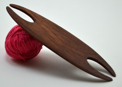 Weaving Shuttle For Inkle Loom Tablet Or Card Weaving - Handcrafted Mahogany