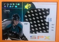 2003 UD SPX ROOKIE STARS LYNN LOYNS SHARKS JERSEY 170/999