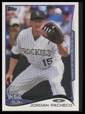 2014 Topps #513 Jordan Pacheco Colorado Rockies