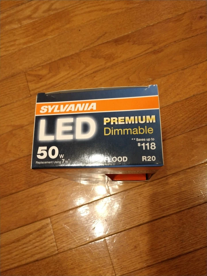 4-pack - Sylvania LED 7W Dimmable Flood R20 Light Bulb Energystar  - Image 2 of 4