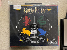 Harry Potter Hogwarts 12 Days of Socks 4 Crew  8 Low Cut Men's Shoe Size 6-12