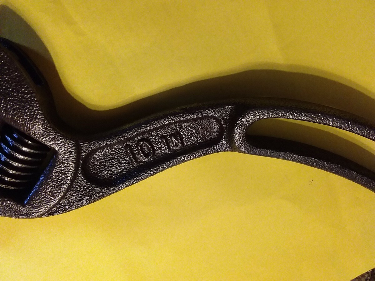 ナッツボン ロマンス棒 Vintage B&C BEMIS & CALL 10 In Curved Adjustable Wrench Tool