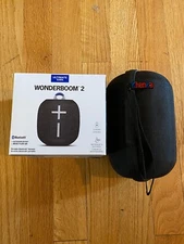 ULTIMATE EARS WONDERBOOM 2 Wireless Bluetooth Speaker w/ Case 360 Sound (NEW)