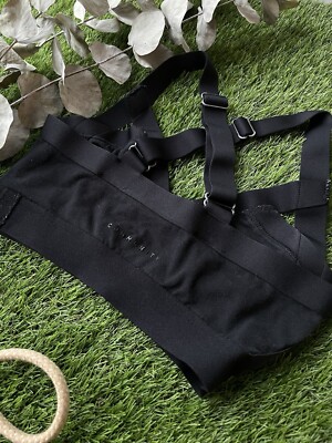 ARITZIA COMMUNITY Rasa Black Strappy Sports Bra