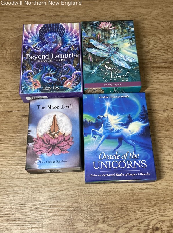 Lot of 4 Oracle Card Decks Original Boxes Moon Deck Beyond Lemuria