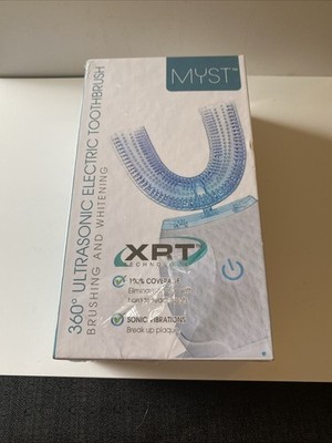MYST 360 degree Ulta Sonic Electric Toothbrush brushing and whiting  New free sh