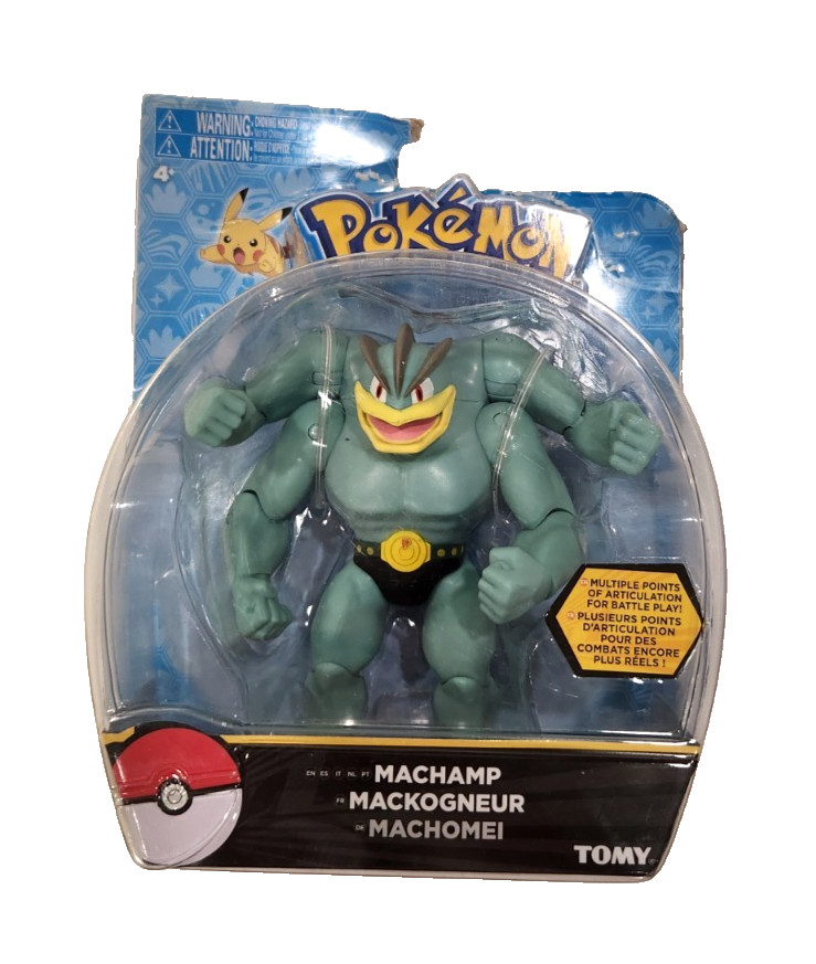Pokemon Tomy Machamp Action Figure NEW RARE Articulated 2016 Toy NIB
