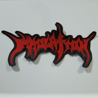 IMMOLATION Band Logo BACK PATCH BIG Embroidered