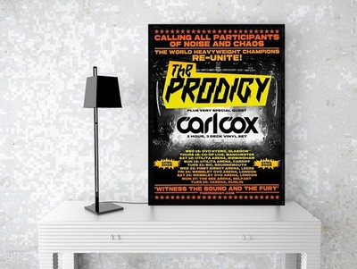 The Prodigy Warriors Dance UK And Ireland Arena Tour 2026 Lineup Poster