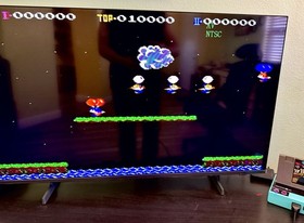 Balloon Fight (Nintendo NES, 1986)- Autentic w/ Manual & Official Dust Protector